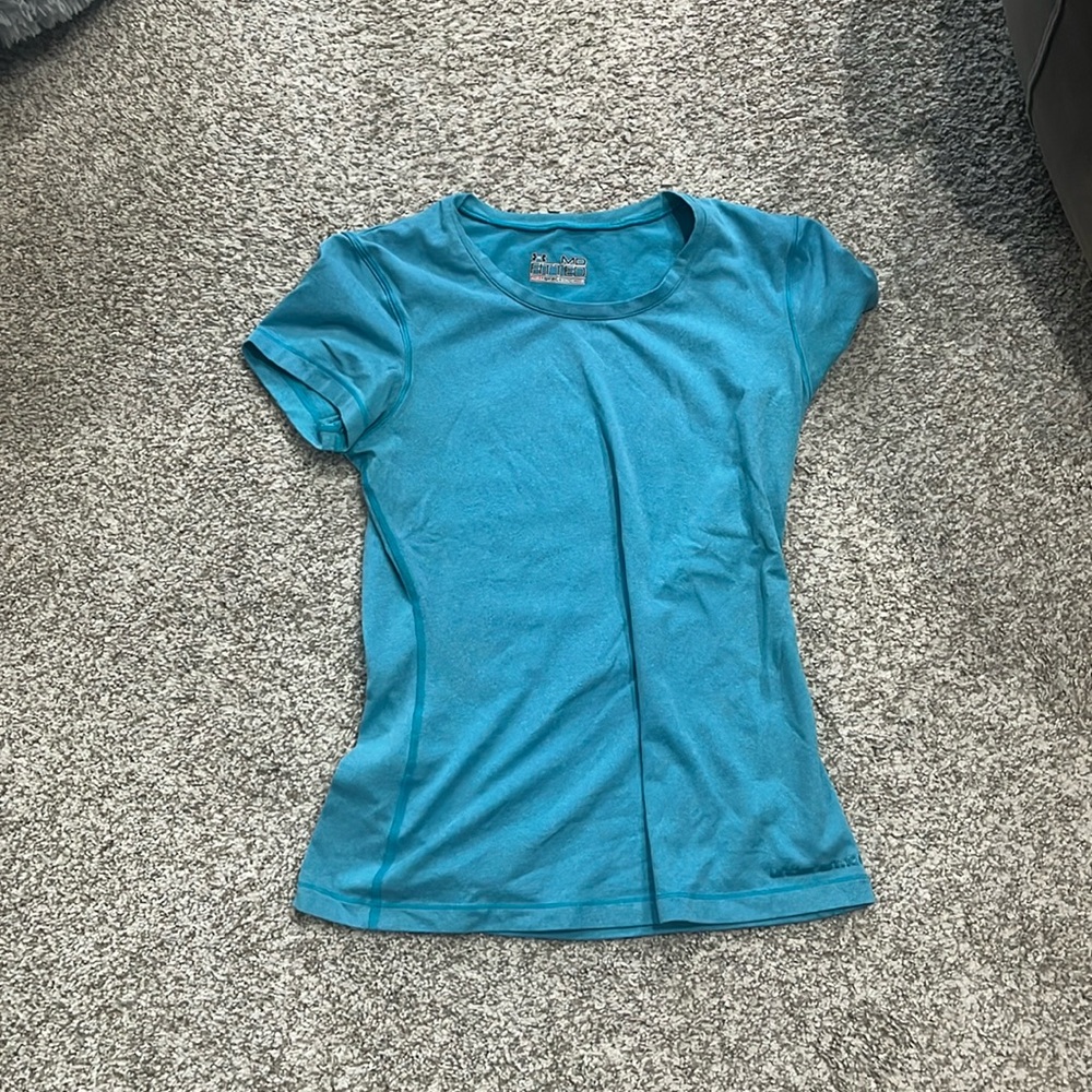 Blue under armor shirt